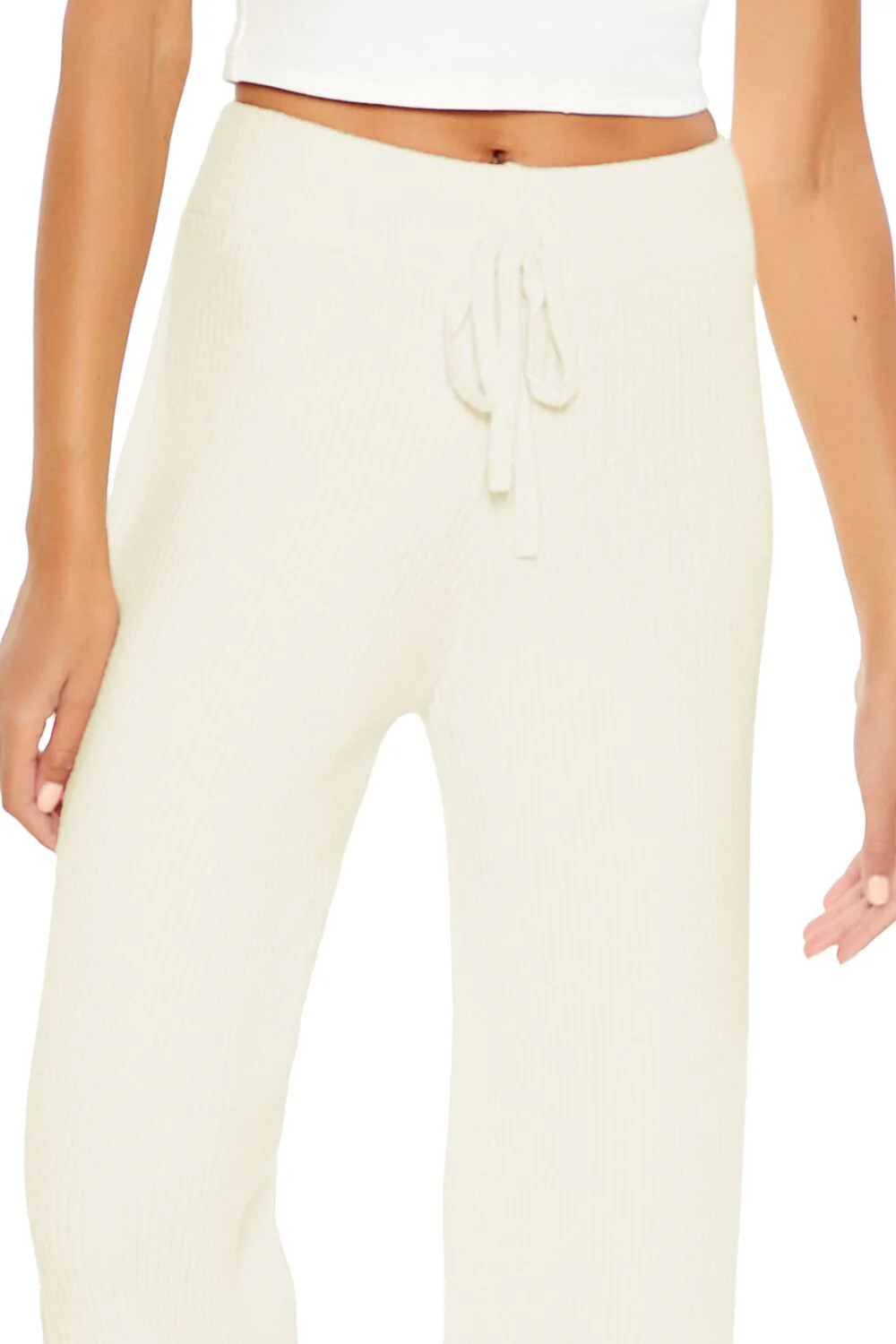 Sweater-Knit Wide-Leg Pants - Image 5