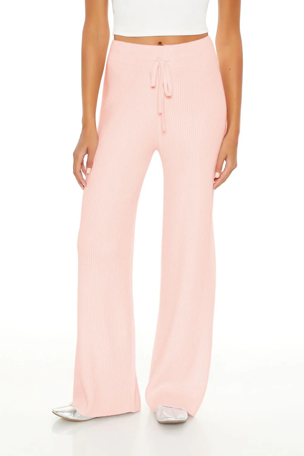Sweater-Knit Wide-Leg Pants - Image 7
