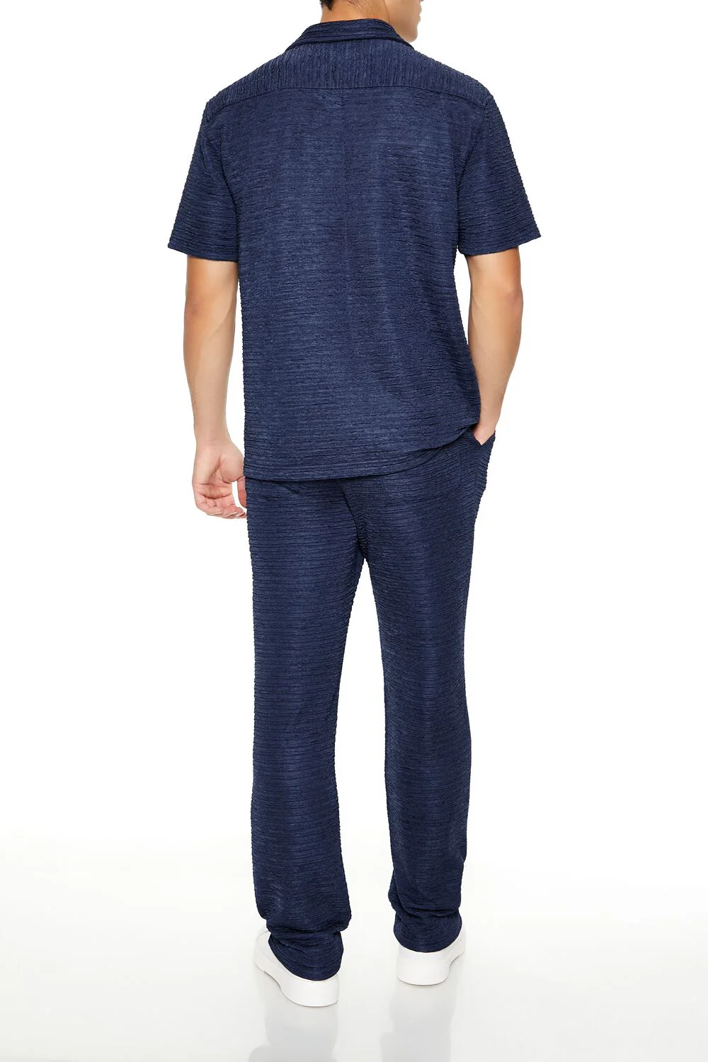 Textured Slim-Fit Straight Pants - Image 9