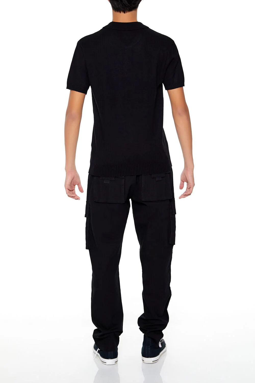 Slim-Fit Drawstring Cargo Pants - Image 4