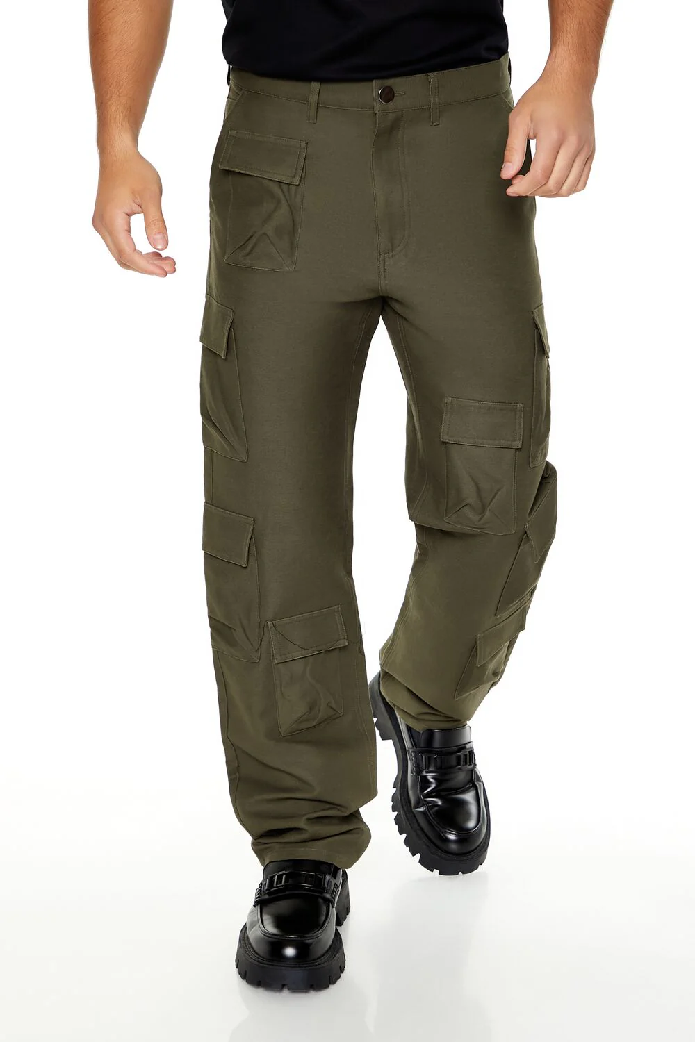 Mid-Rise Cargo Pants - Image 2