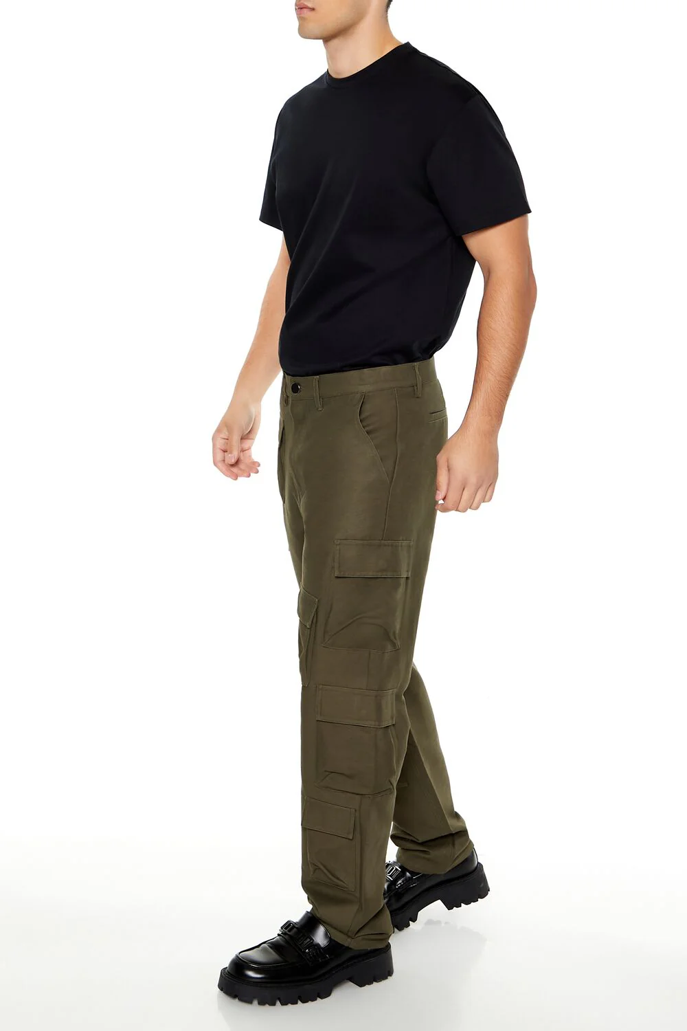 Mid-Rise Cargo Pants - Image 3