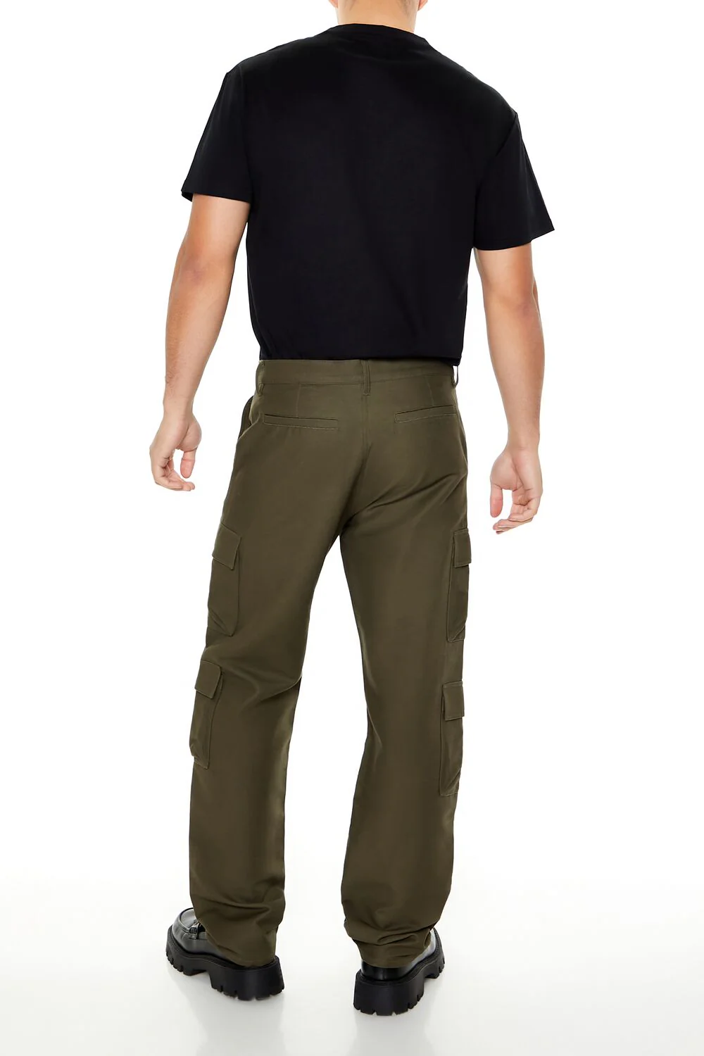 Mid-Rise Cargo Pants - Image 4