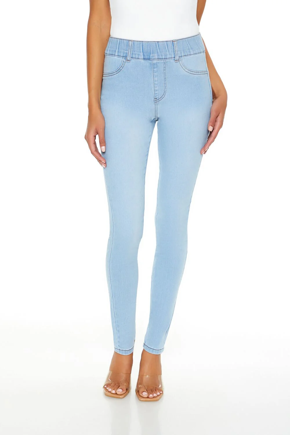 Pull-On High-Rise Skinny Jeans - Image 2