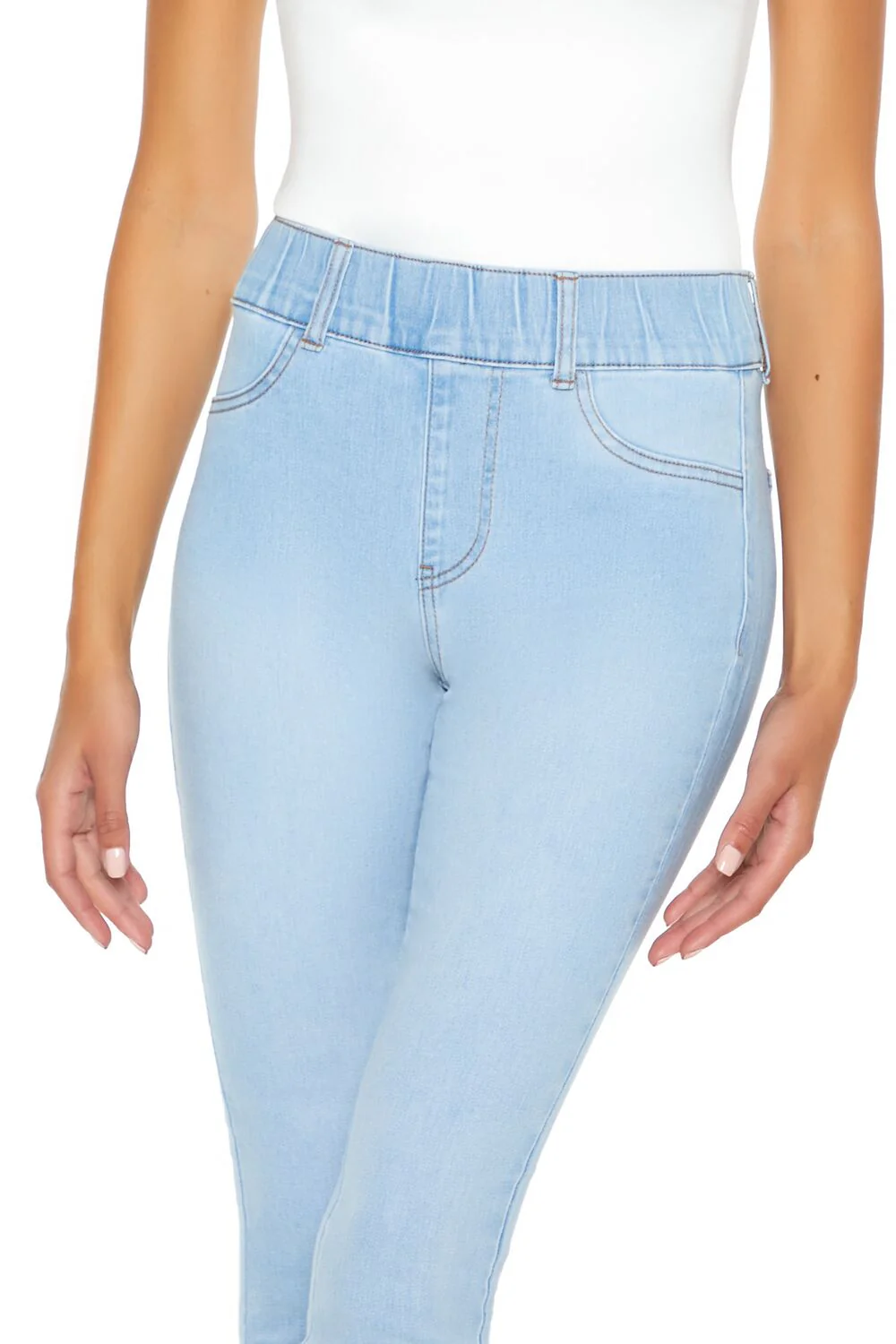 Pull-On High-Rise Skinny Jeans - Image 5