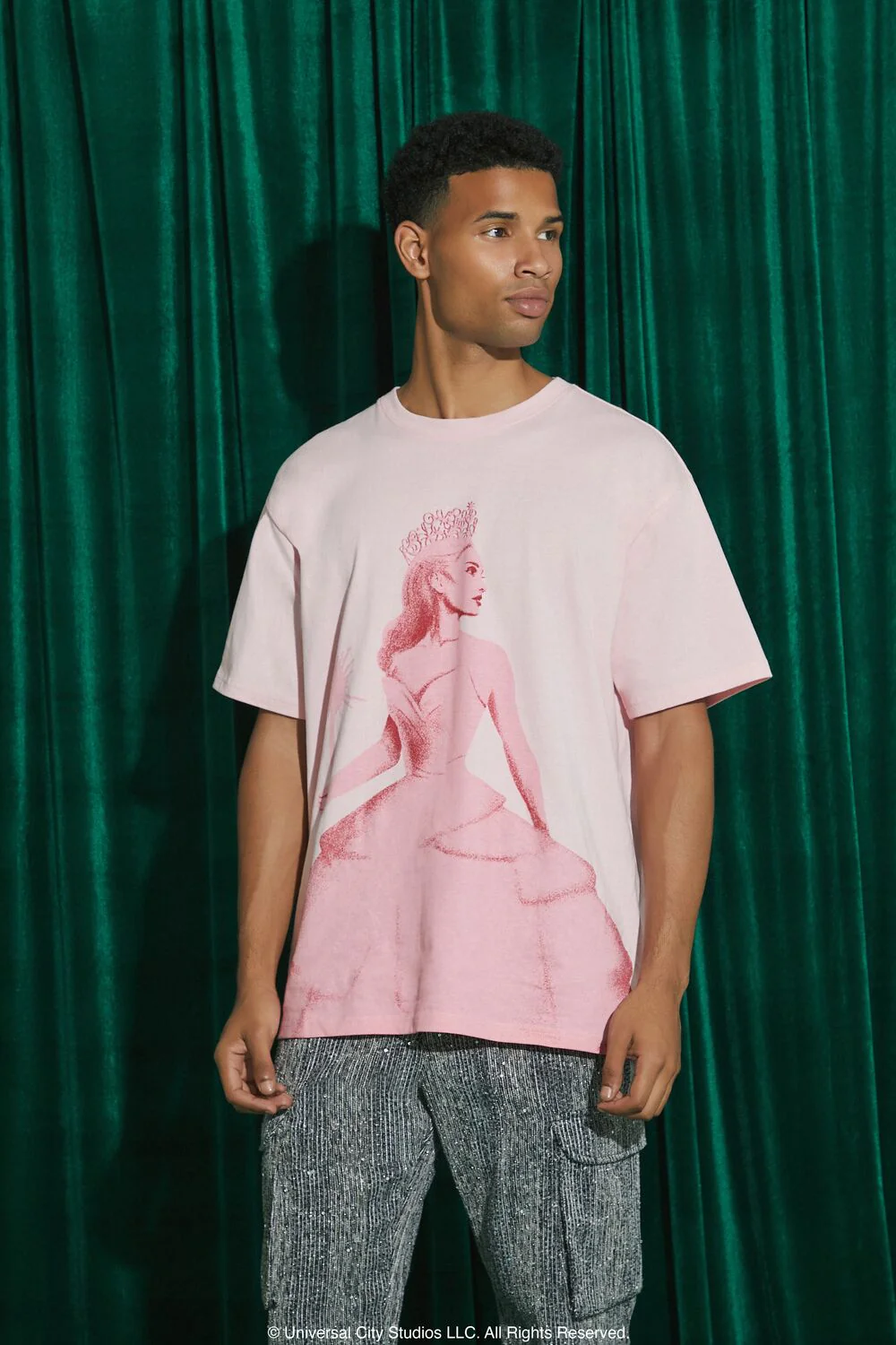 Wicked Glinda Embroidered Tee - Image 4