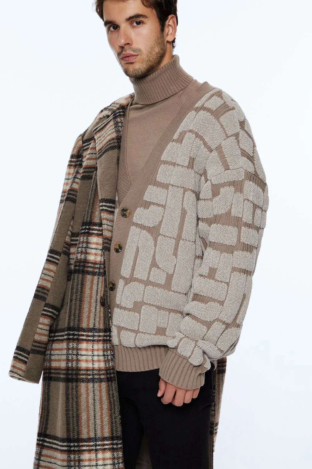Geo Cardigan Sweater - Image 2