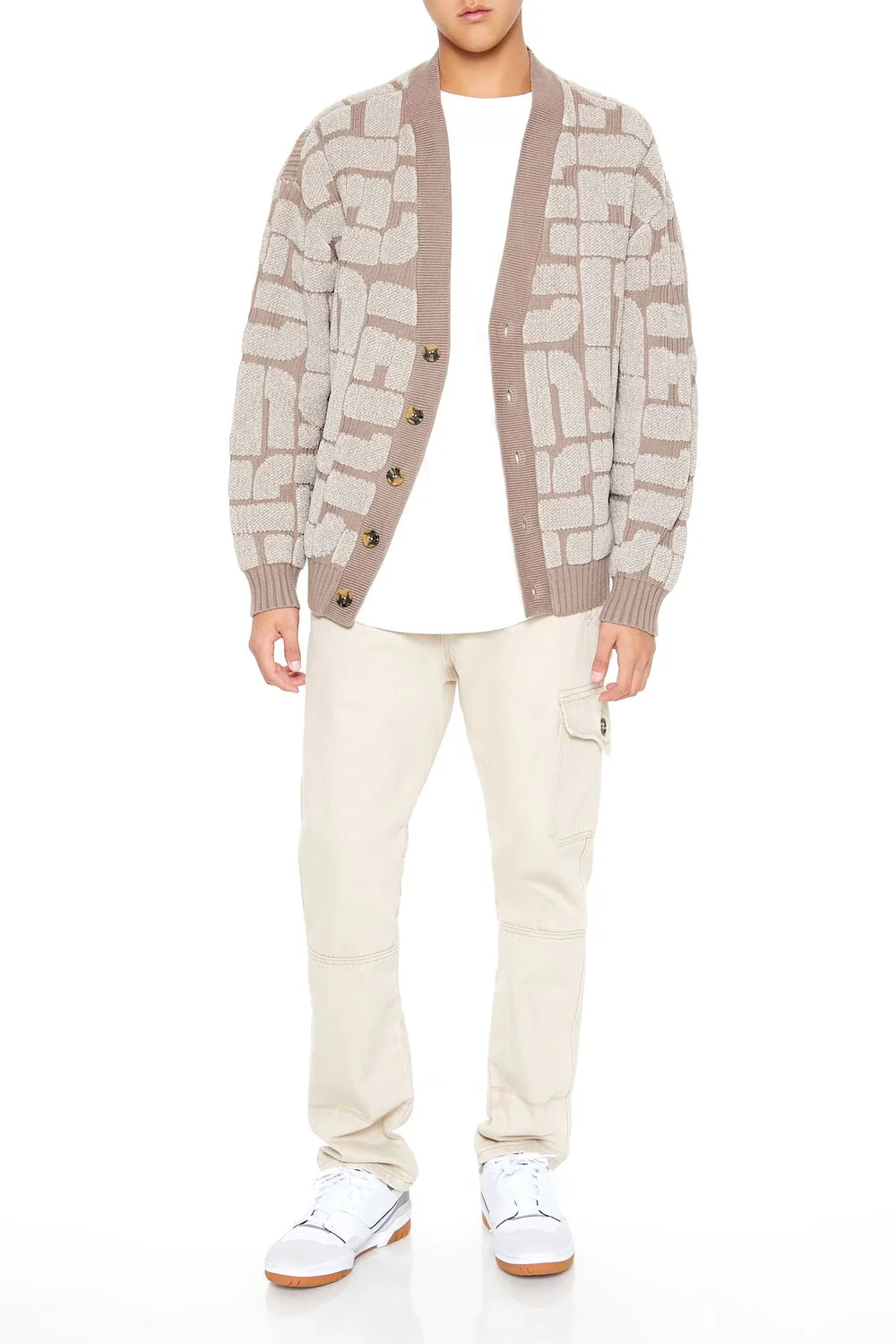Geo Cardigan Sweater - Image 6