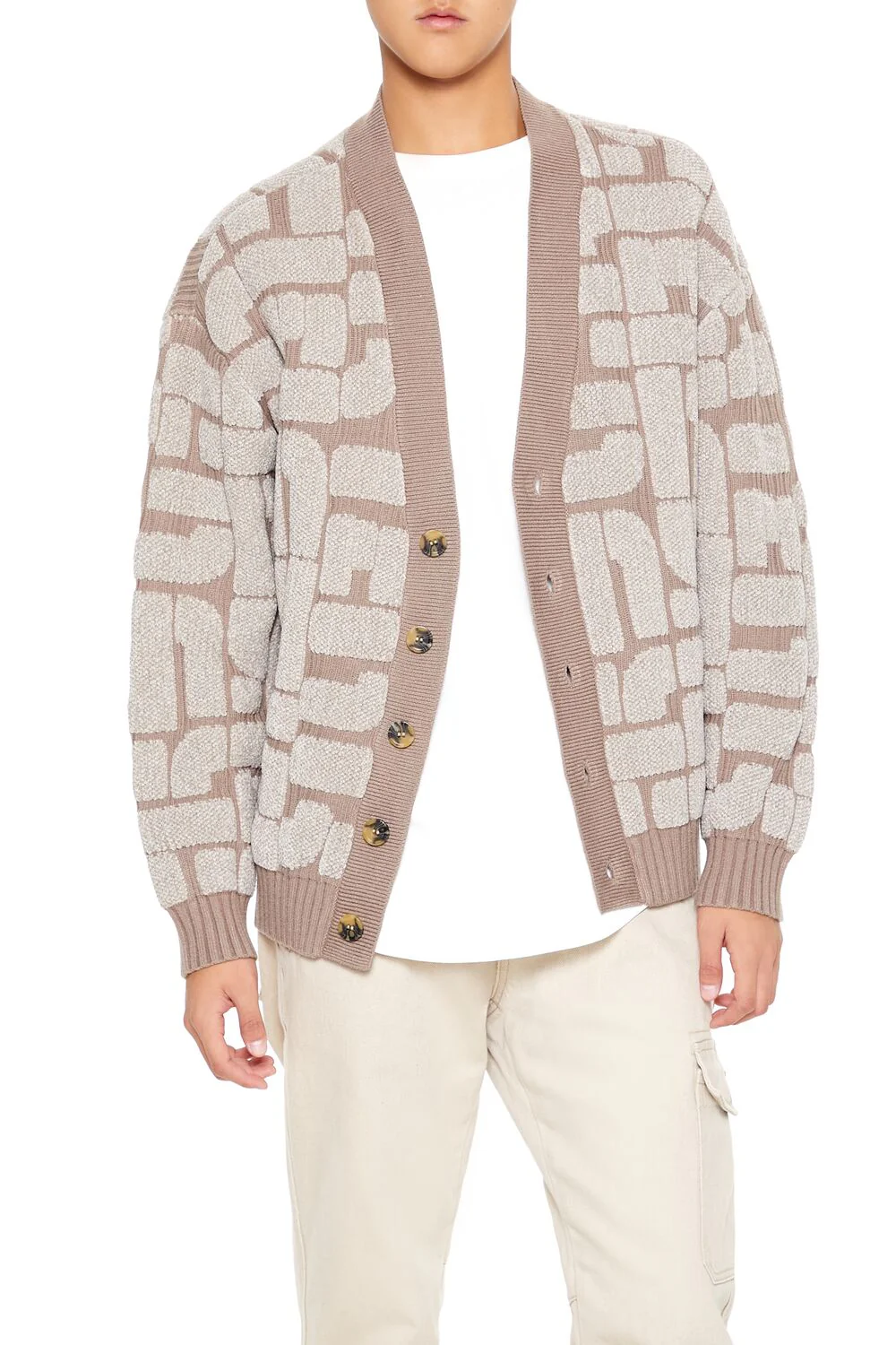 Geo Cardigan Sweater - Image 7