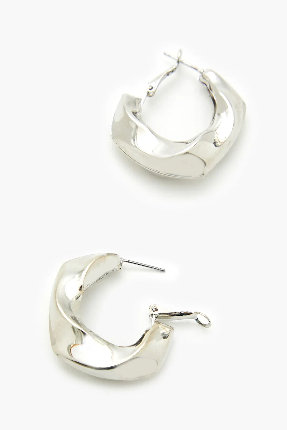 Twisted Hoop Earrings - Image 6