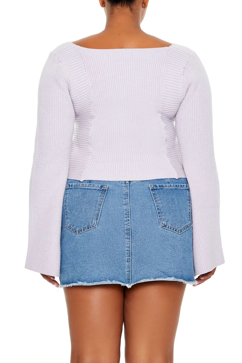 Plus Size Bell-Sleeve Sweater - Image 4