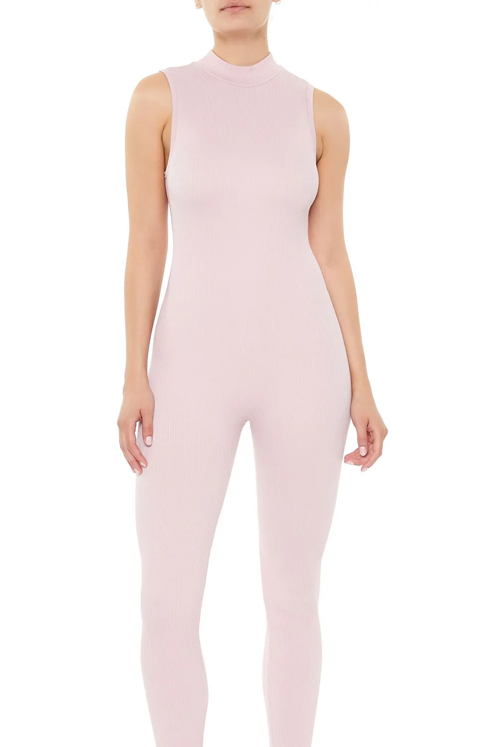 Sleeveless Mock Neck Jumpsuit - Image 11