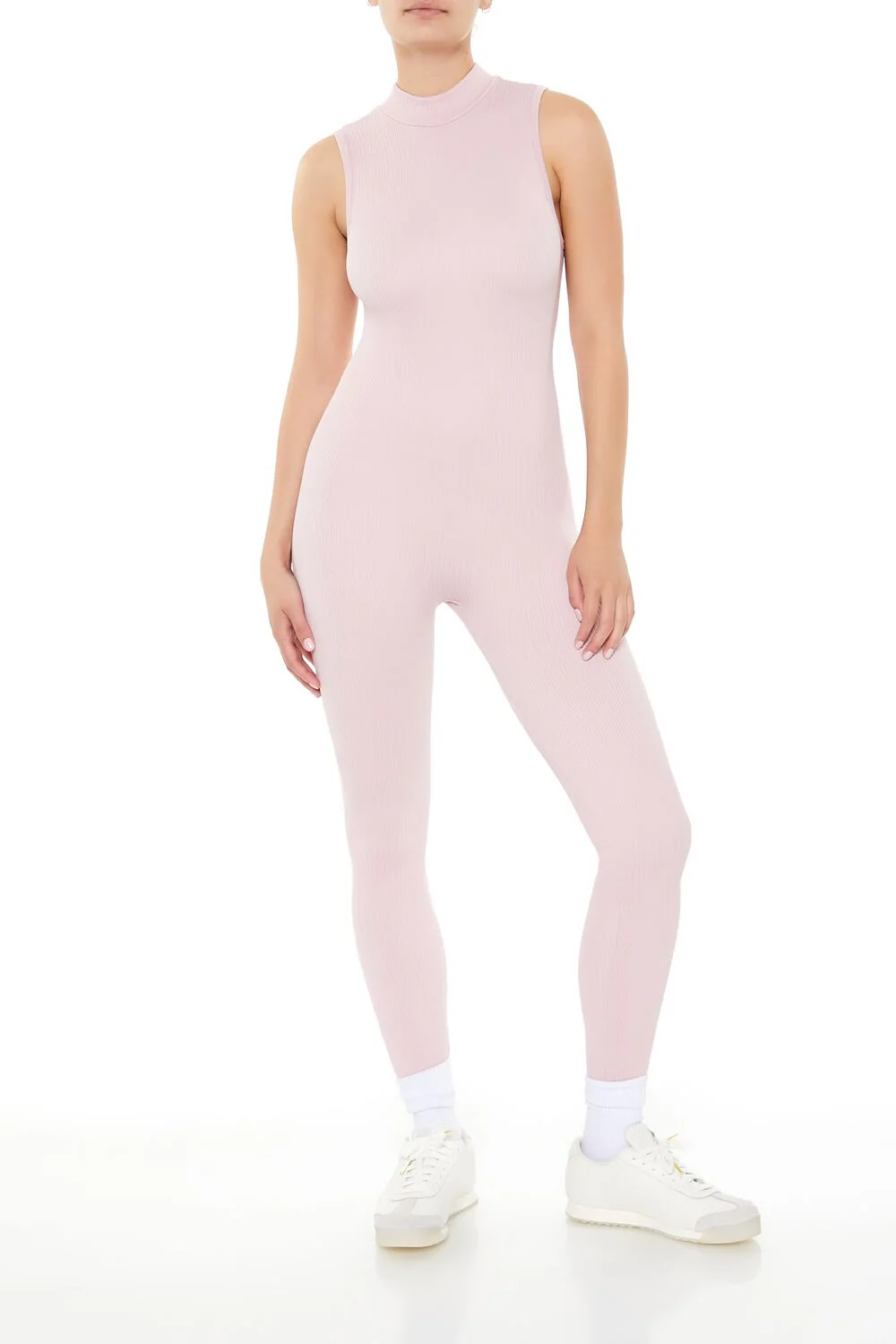 Sleeveless Mock Neck Jumpsuit - Image 15