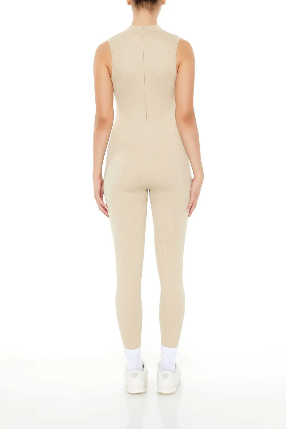 Sleeveless Mock Neck Jumpsuit - Image 3