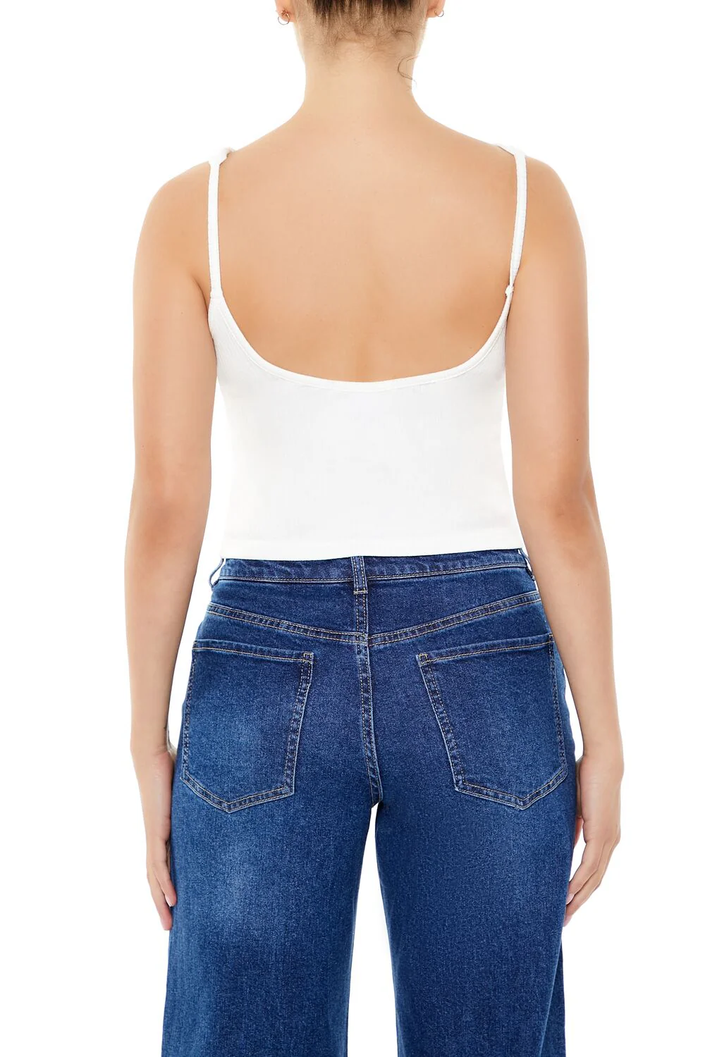 Ribbed Cropped Tank Top - Image 5