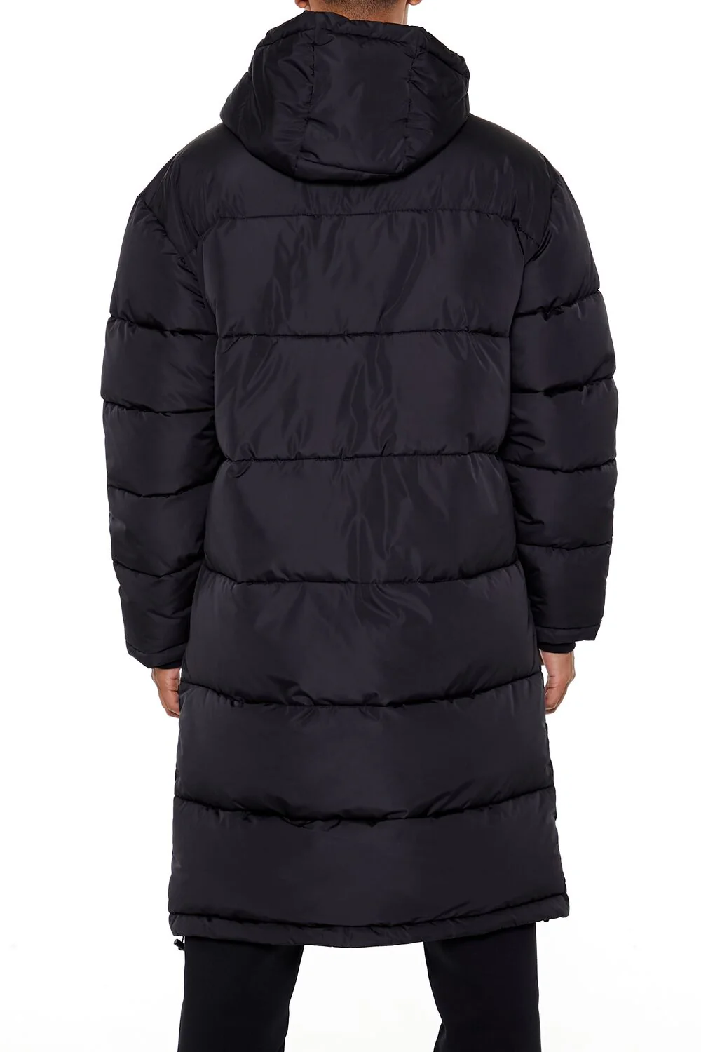 Hooded Longline Puffer Jacket - Image 5