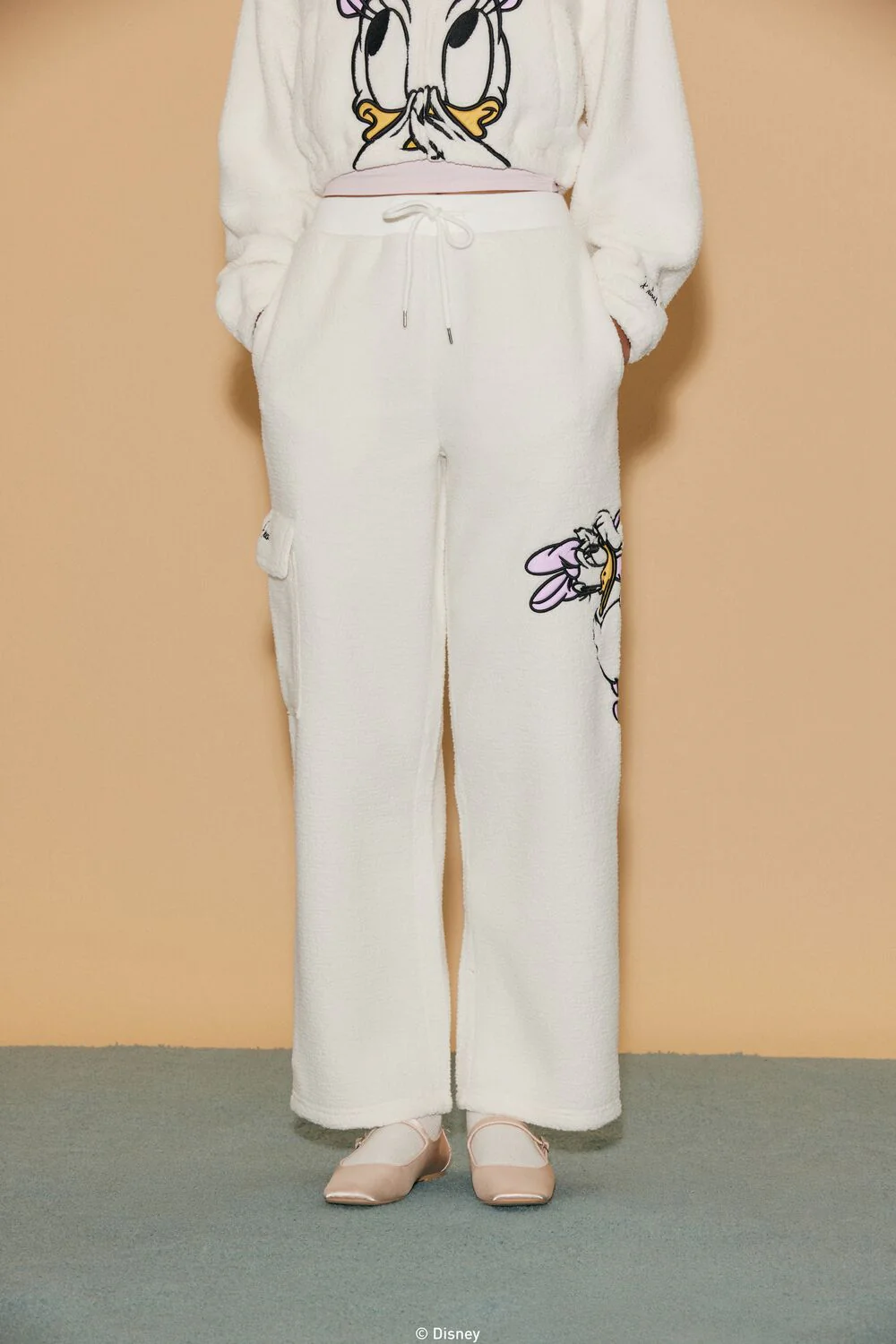 Disney Daisy Duck Faux Shearling Pants - Image 4