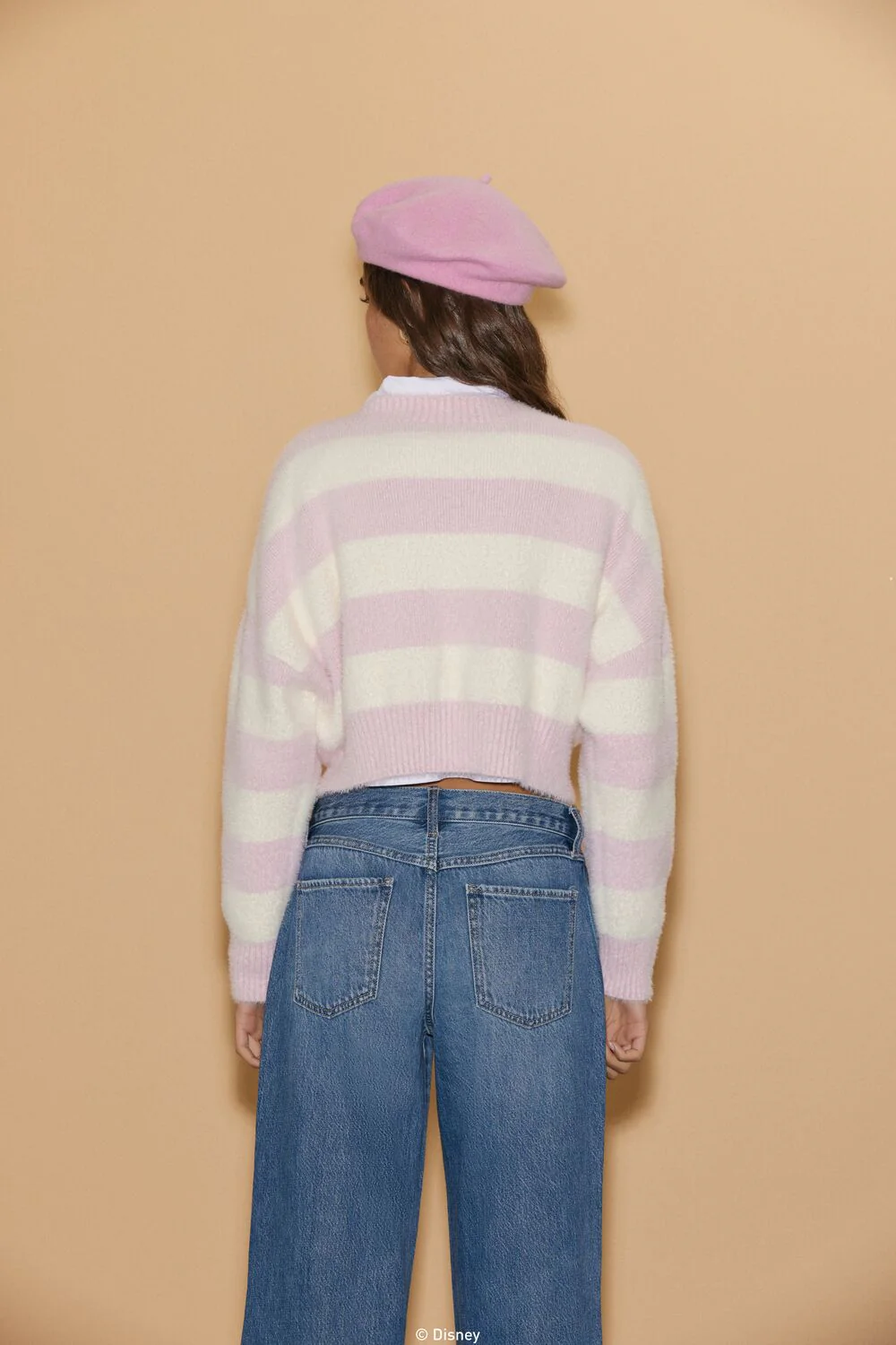 Disney Daisy Duck Cropped Sweater - Image 5