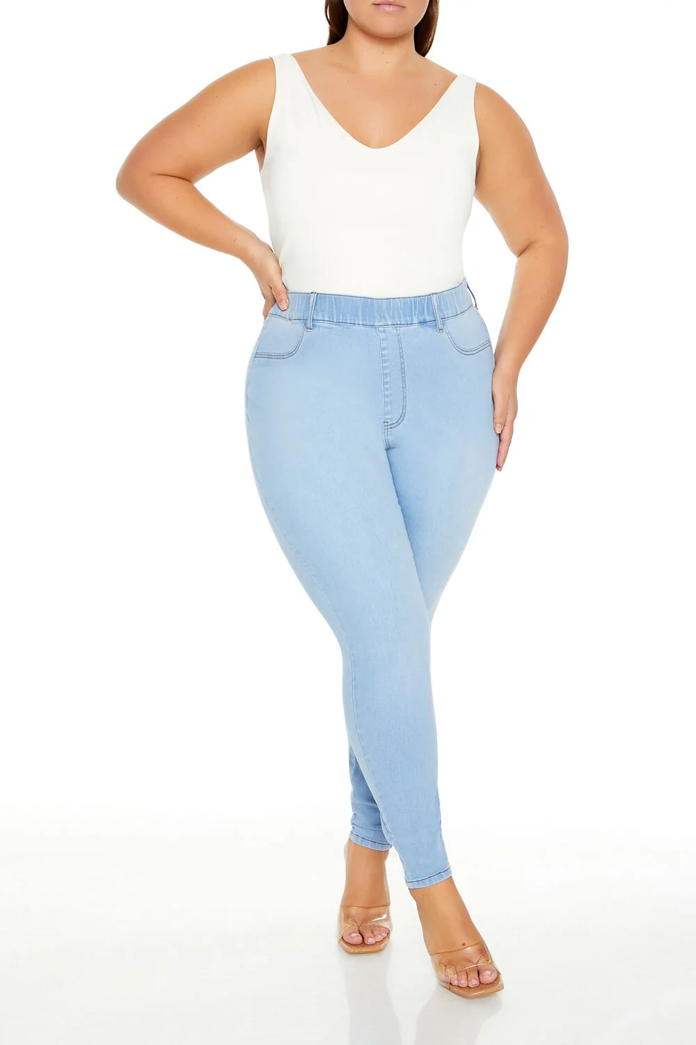 Plus Size High-Rise Skinny Jeans - Image 11