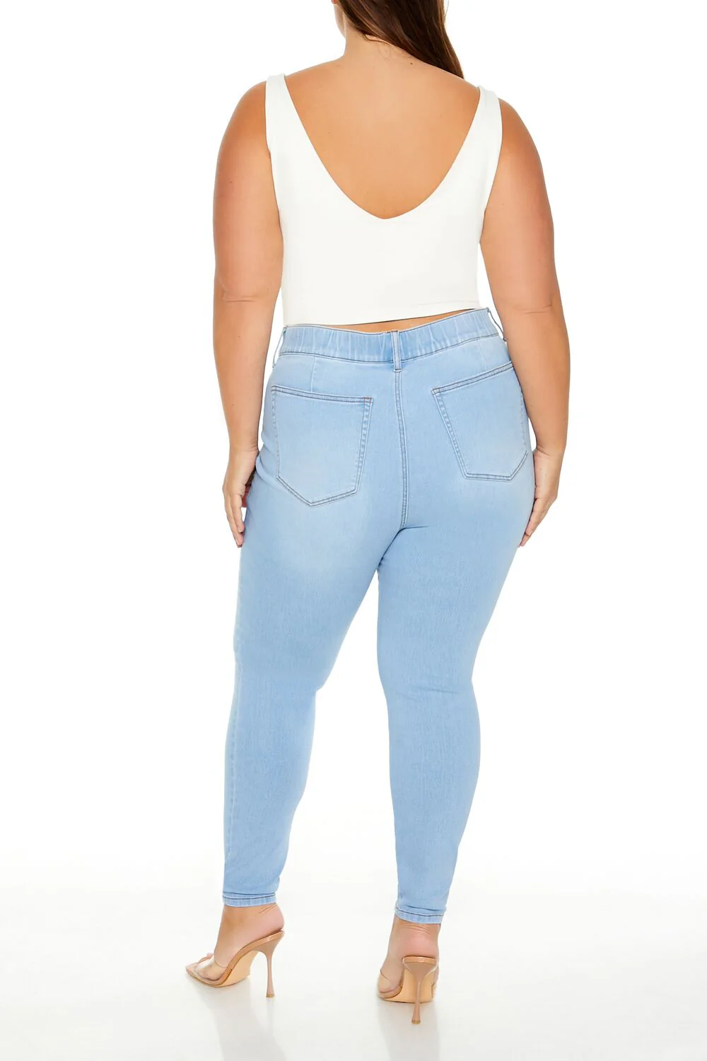 Plus Size High-Rise Skinny Jeans - Image 14