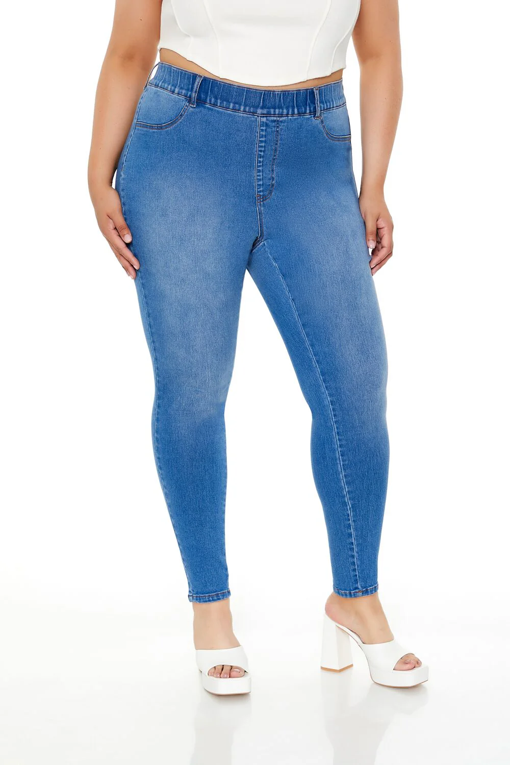 Plus Size High-Rise Skinny Jeans - Image 2
