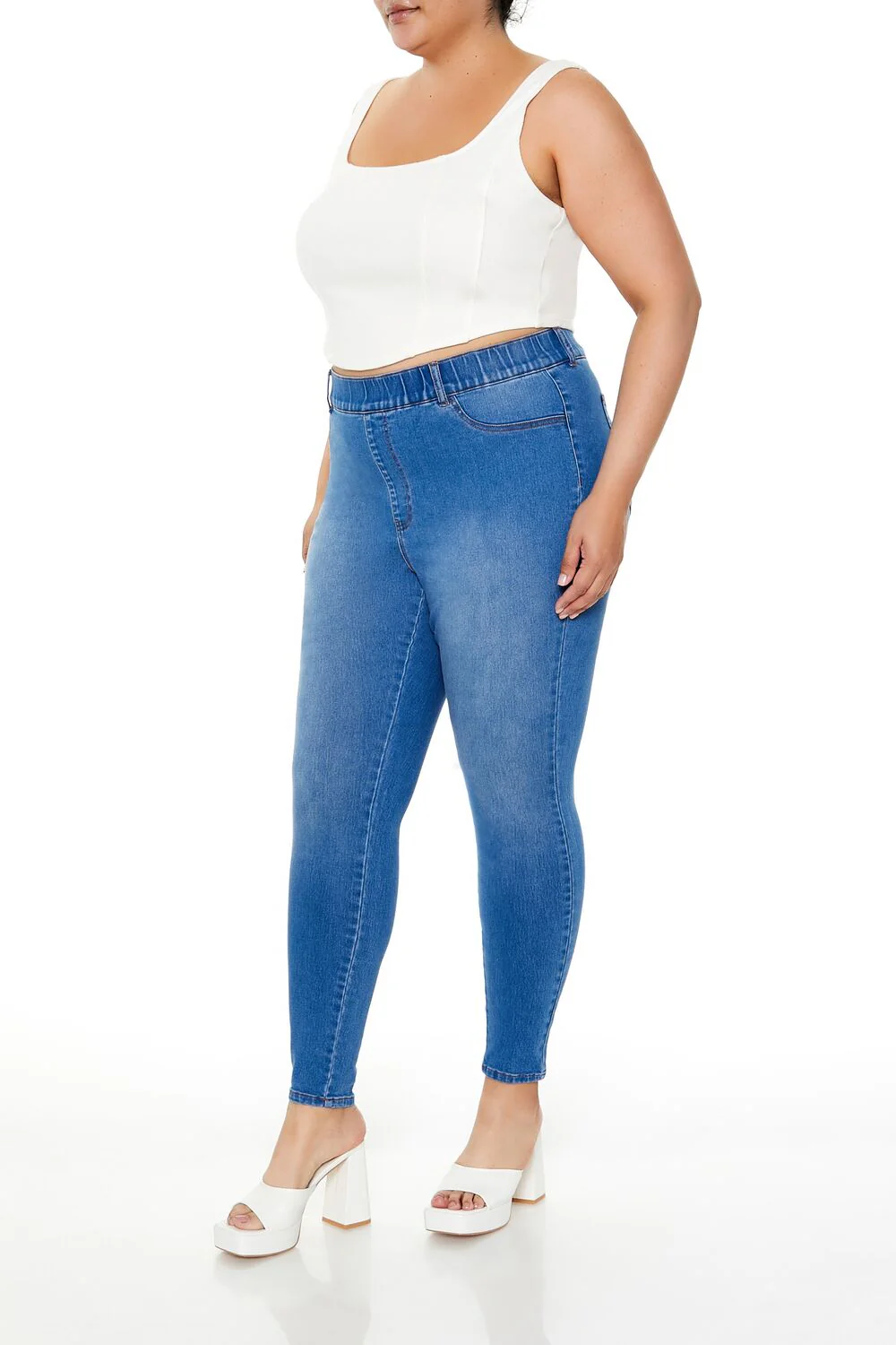 Plus Size High-Rise Skinny Jeans - Image 3