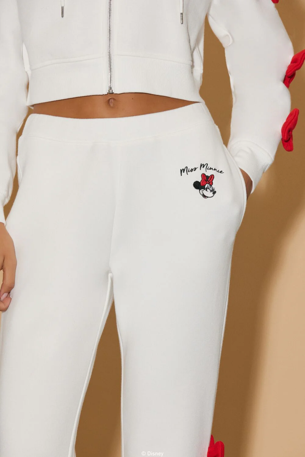 Disney Minnie Mouse Bow Sweatpants - Image 5