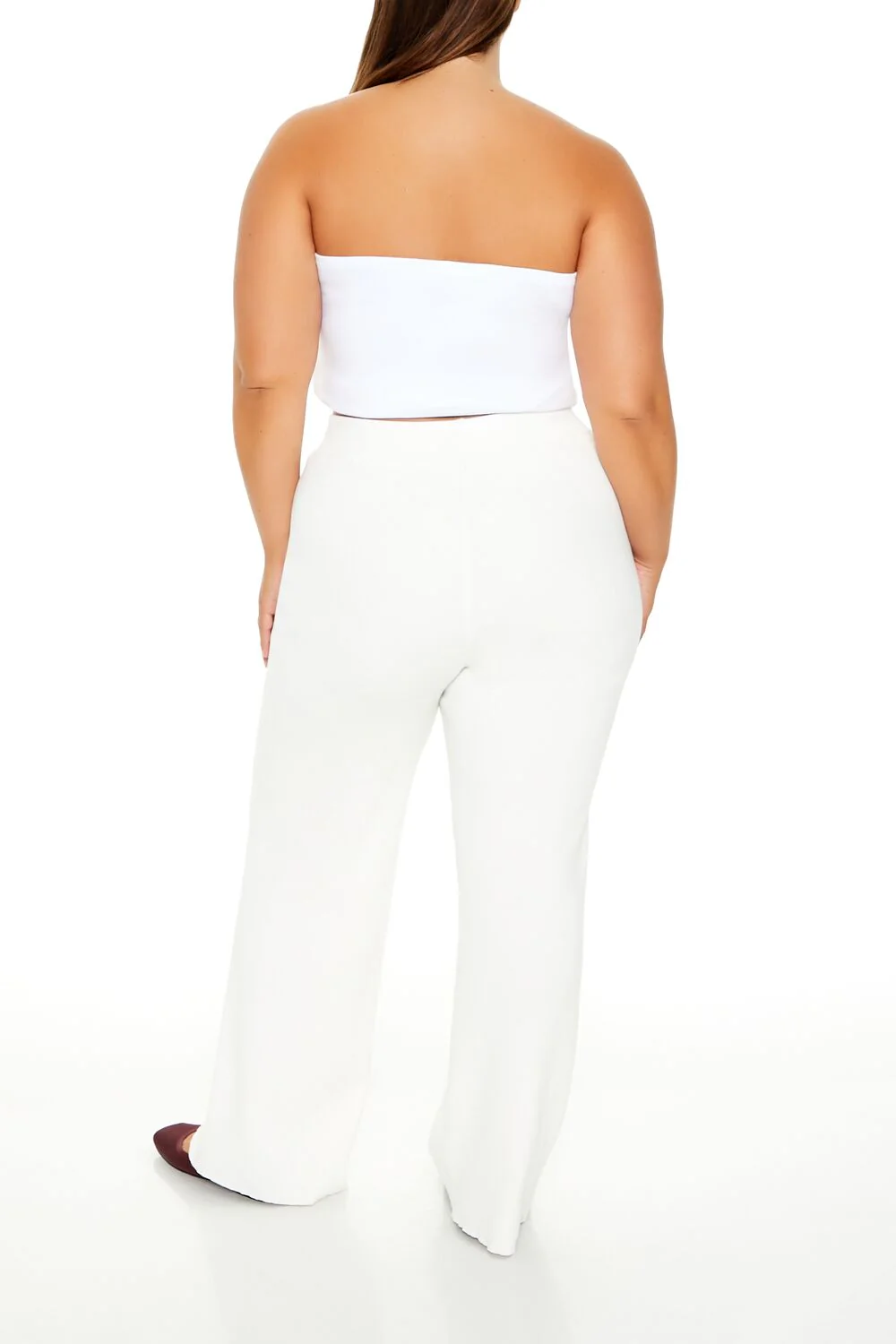 Plus Size Sweater-Knit Wide-Leg Pants - Image 4