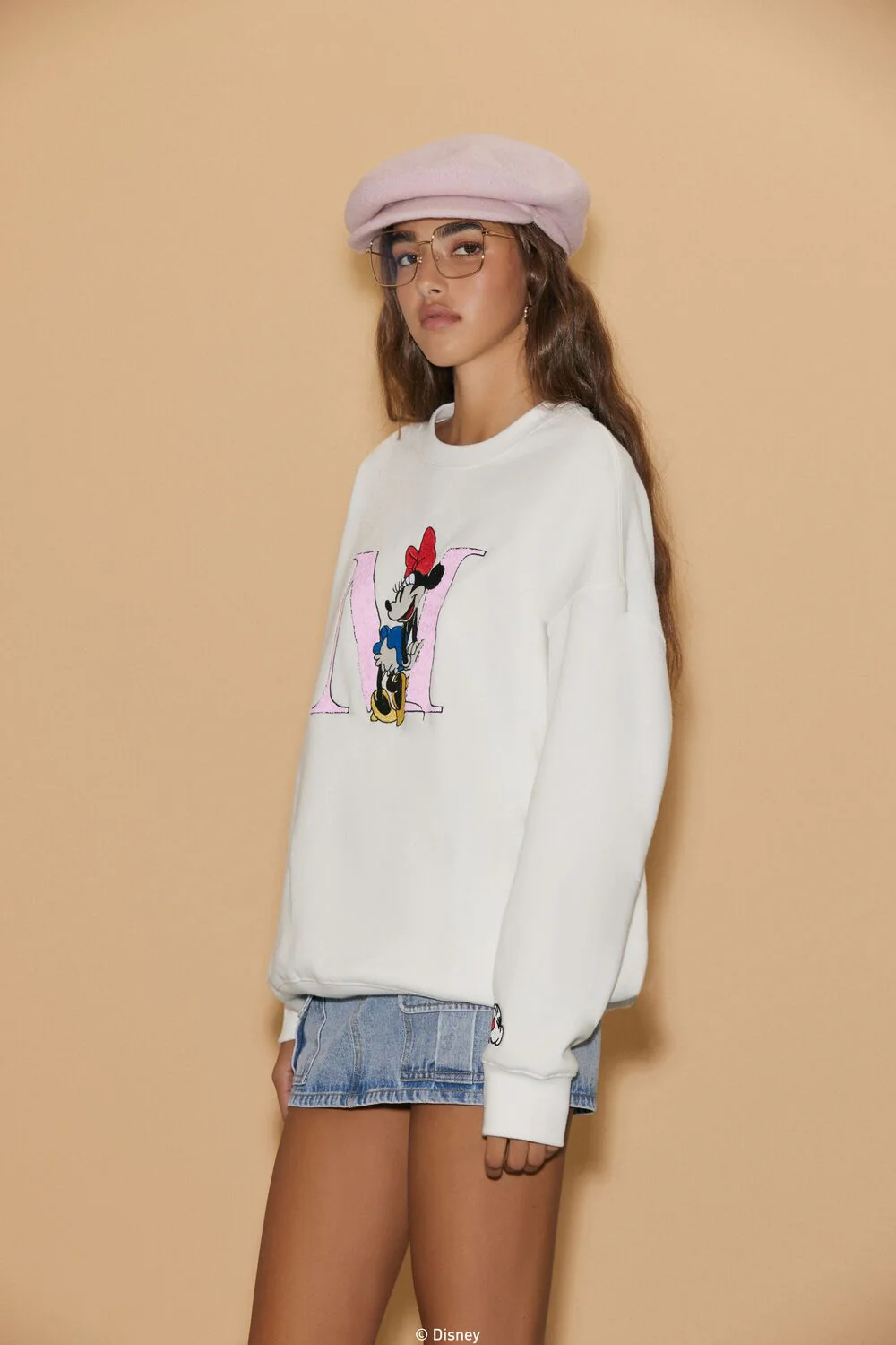 Unisex Disney Minnie Mouse Sequin Pullover - Image 4
