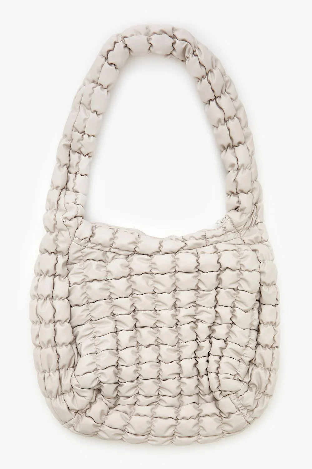 Quilted Faux Leather Tote Bag - Image 6