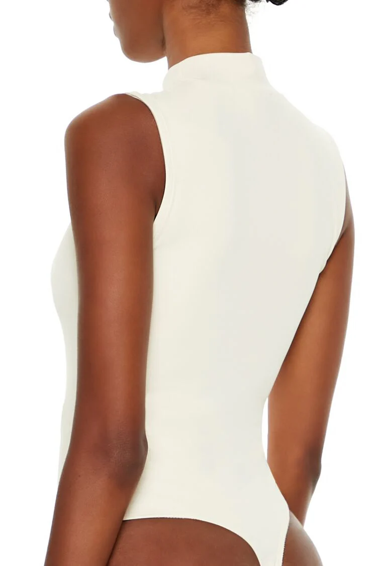 Contour Sculpt Mock Neck Bodysuit - Image 9