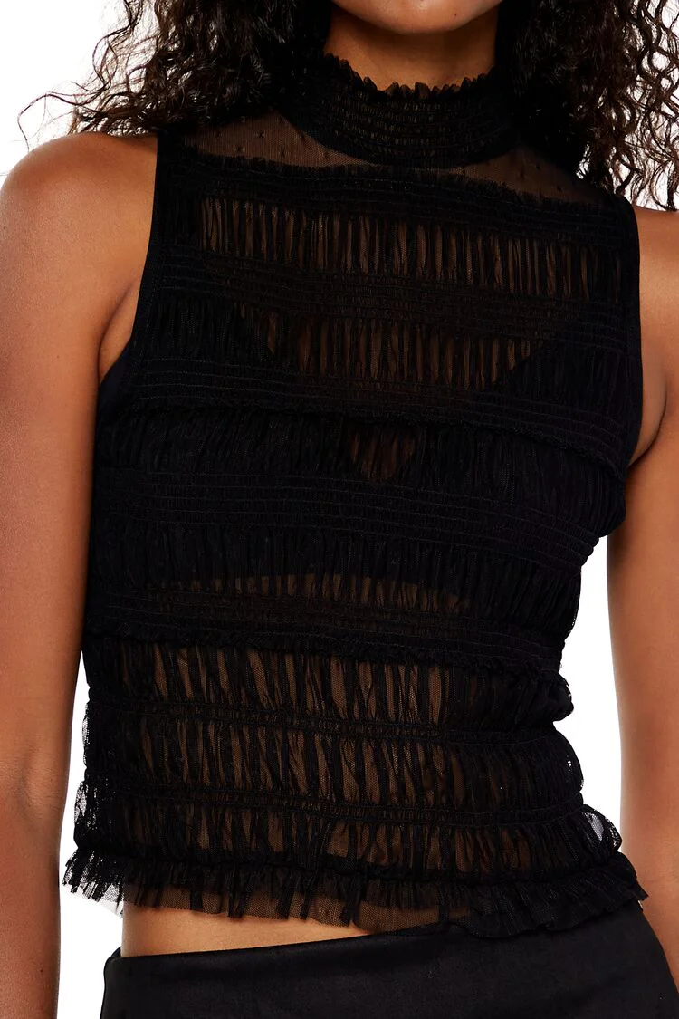 Tiered Organza Tank Top - Image 3
