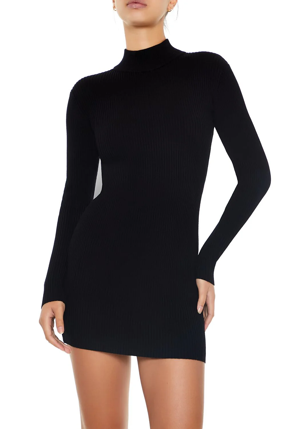 Sweater Bodycon Mini Dress - Image 2