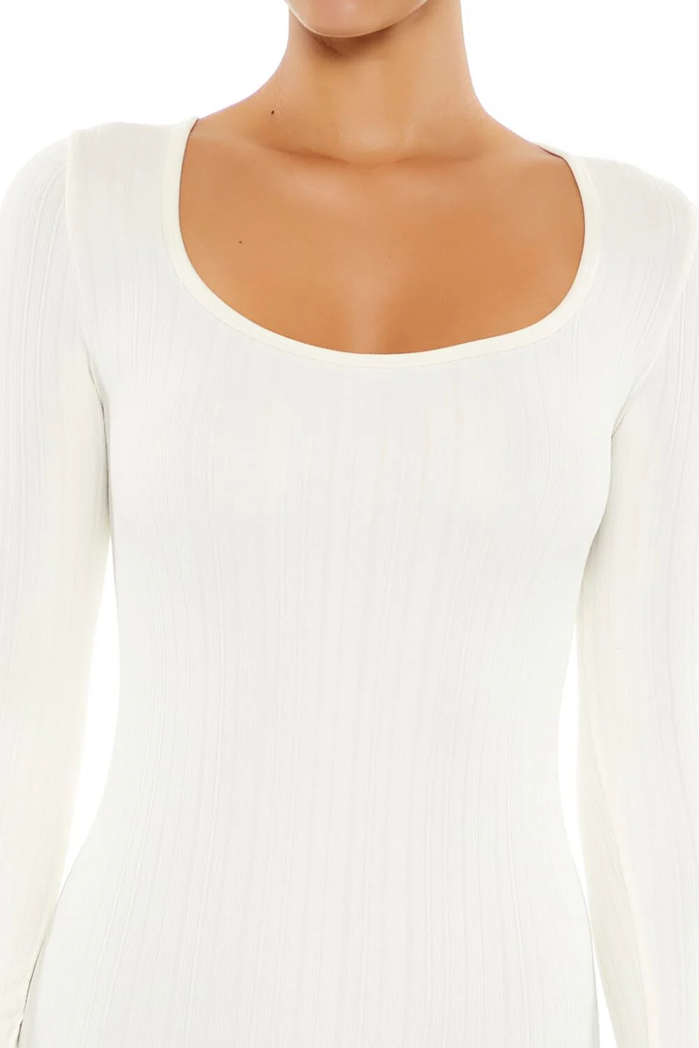 Scoop Ribbed Knit Jumpsuit - Image 5