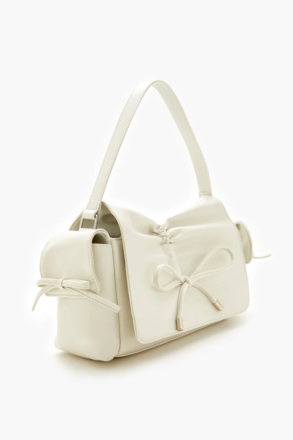 Ruched Bow Shoulder Bag - Image 2