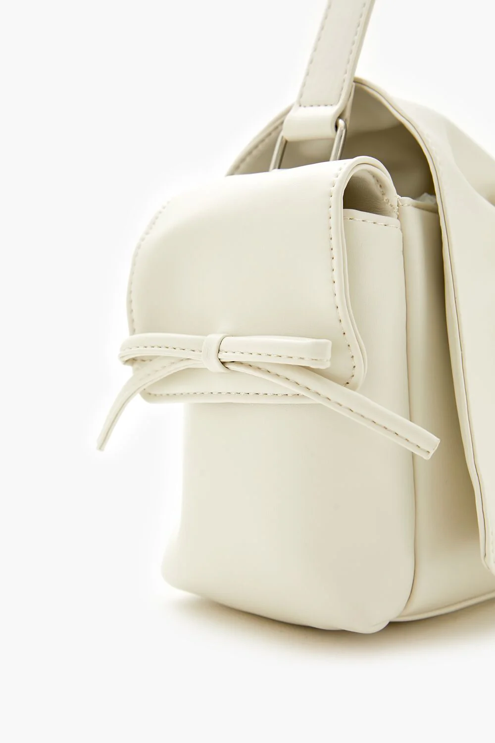 Ruched Bow Shoulder Bag - Image 6