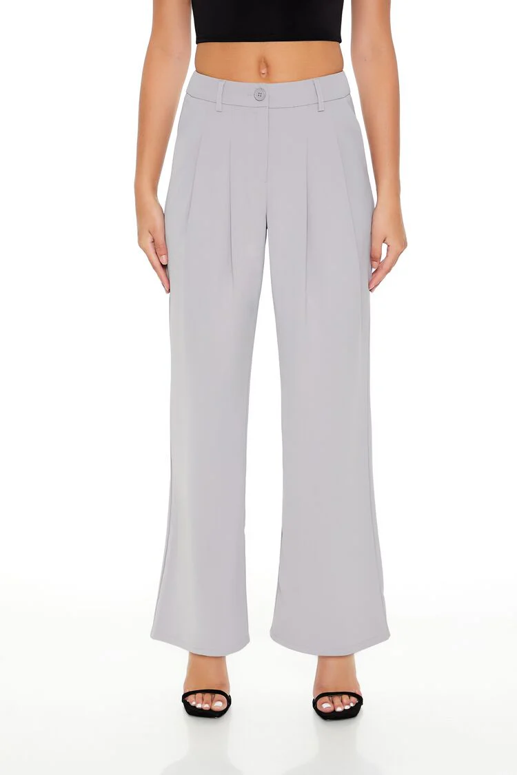 High-Rise Wide-Leg Trouser Pants - Image 12