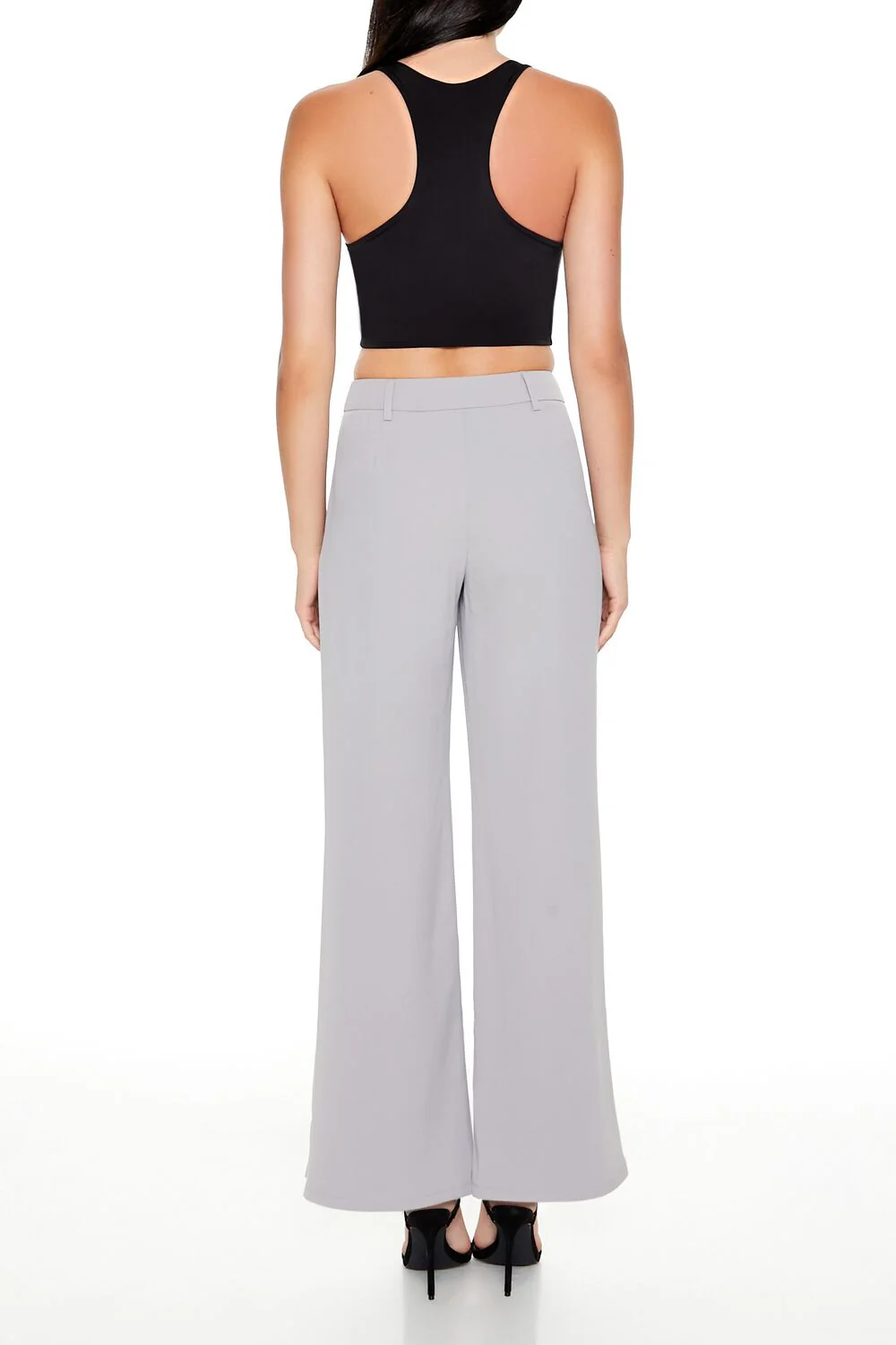 High-Rise Wide-Leg Trouser Pants - Image 14