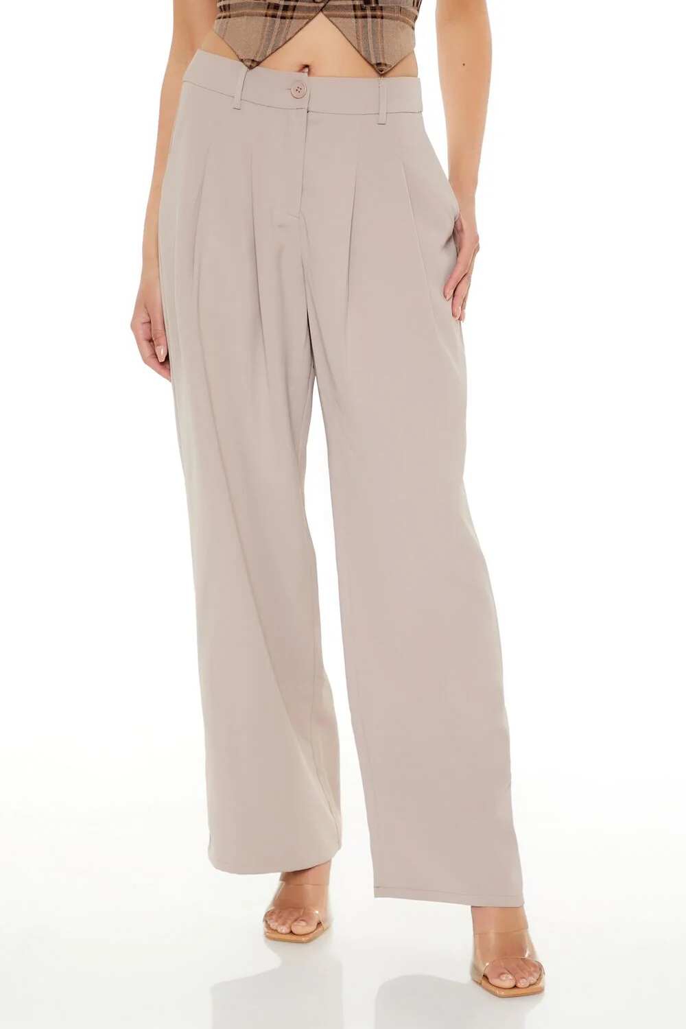 High-Rise Wide-Leg Trouser Pants - Image 17