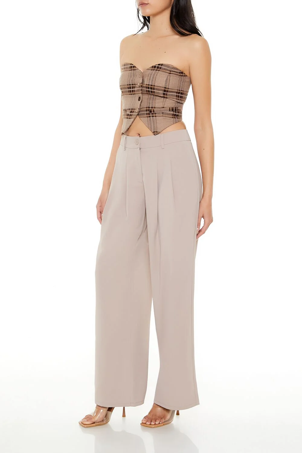 High-Rise Wide-Leg Trouser Pants - Image 18