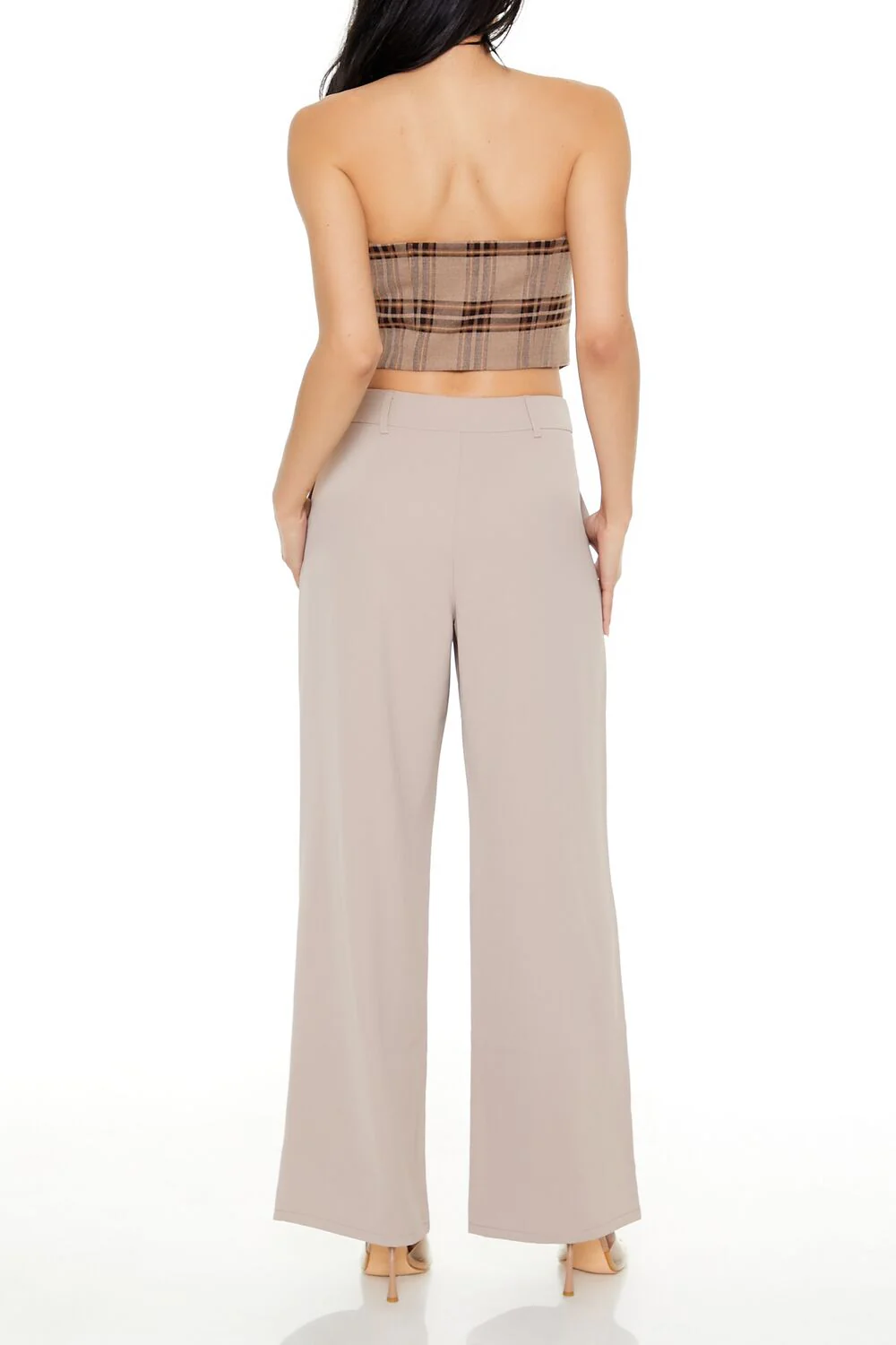 High-Rise Wide-Leg Trouser Pants - Image 19