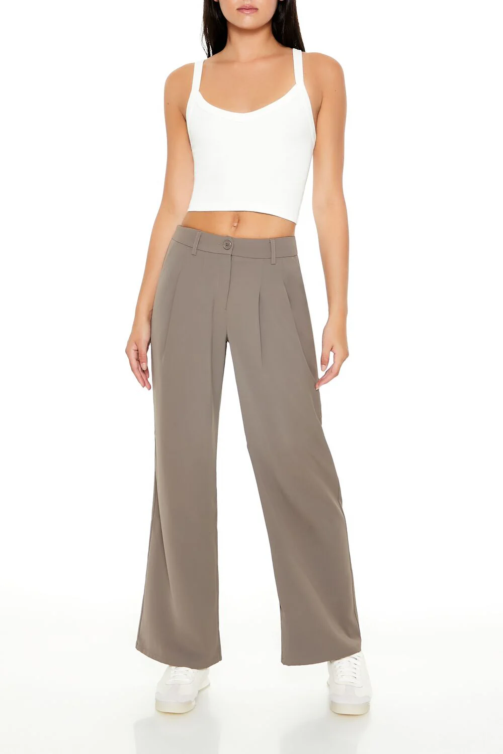 High-Rise Wide-Leg Trouser Pants - Image 6