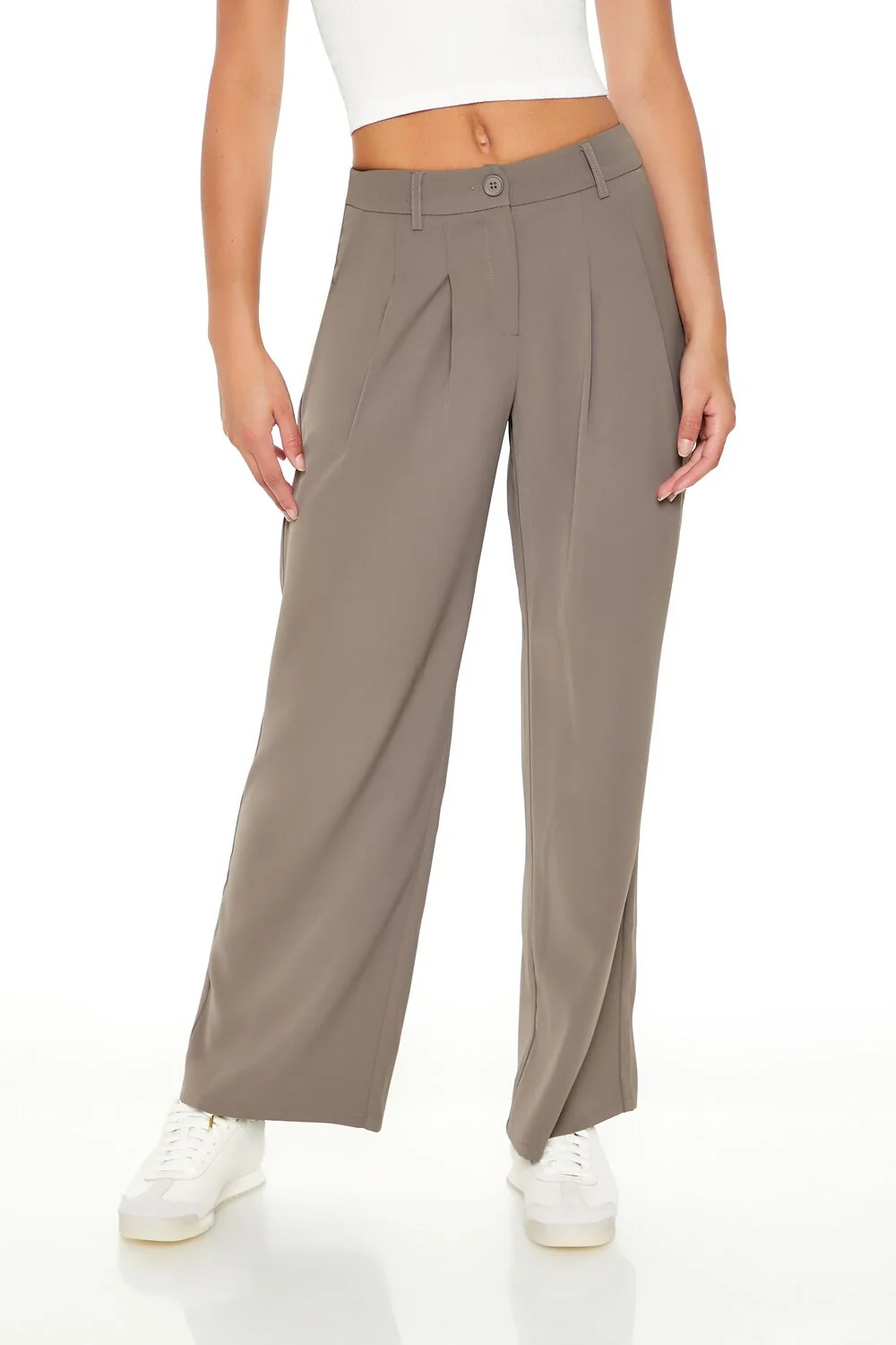 High-Rise Wide-Leg Trouser Pants - Image 7