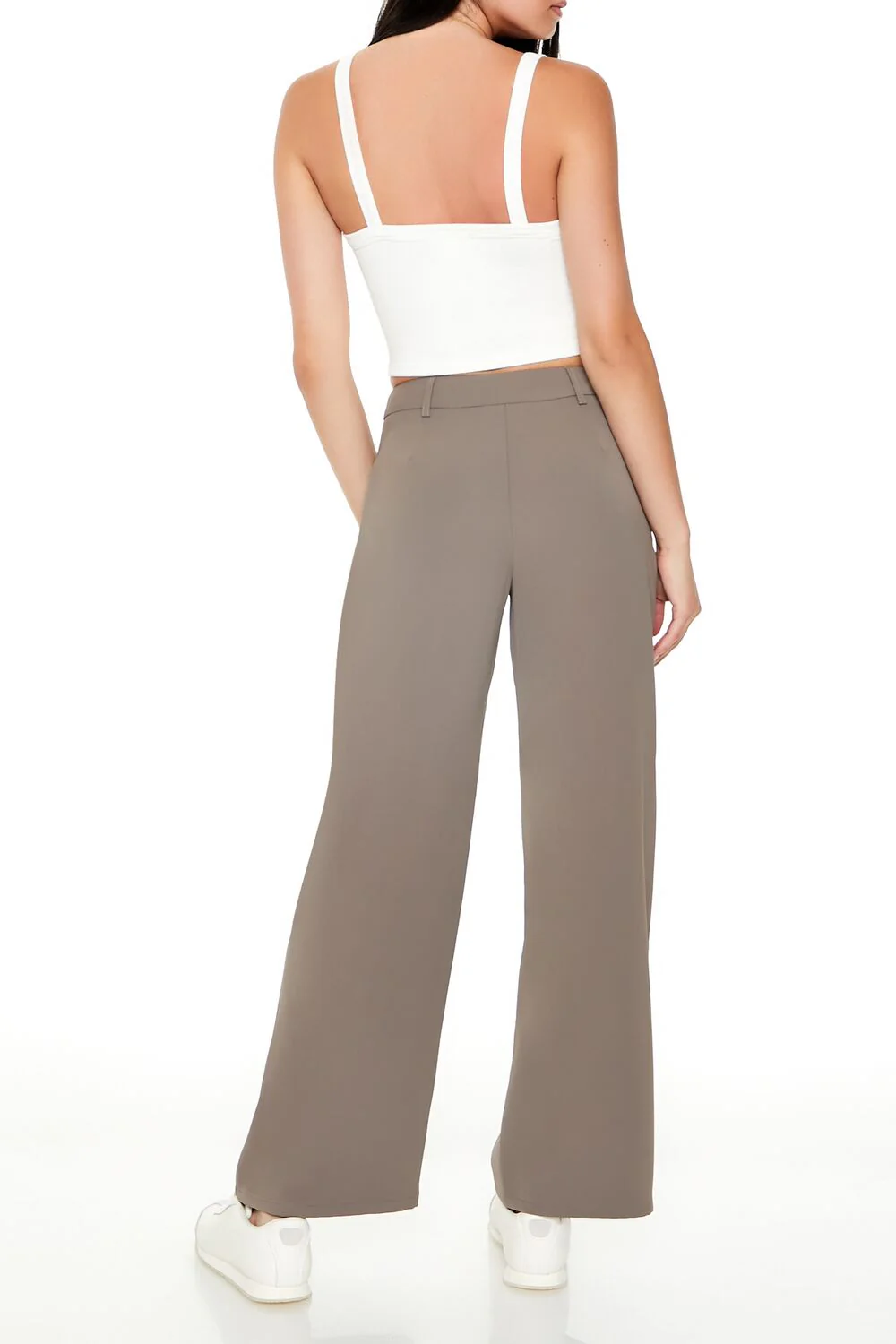 High-Rise Wide-Leg Trouser Pants - Image 9