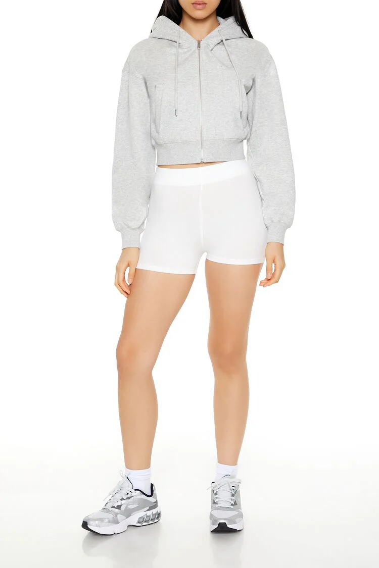 Cotton-Blend Biker Shorts - Image 6