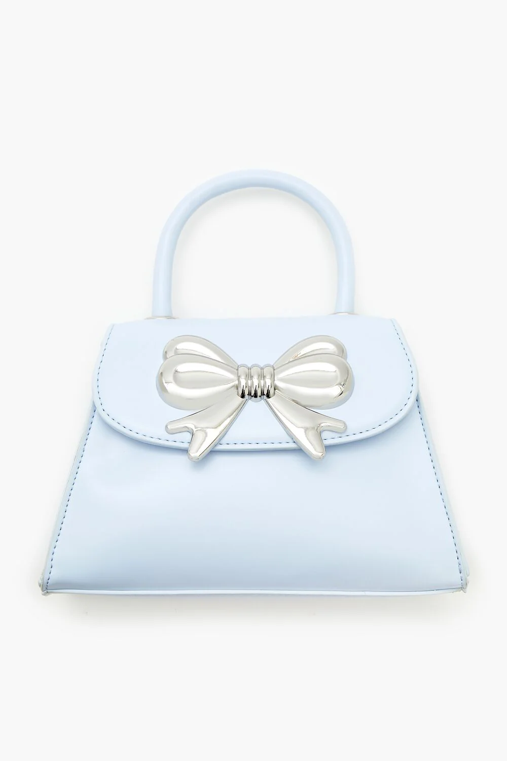 Faux Leather Bow Crossbody Bag - Image 4