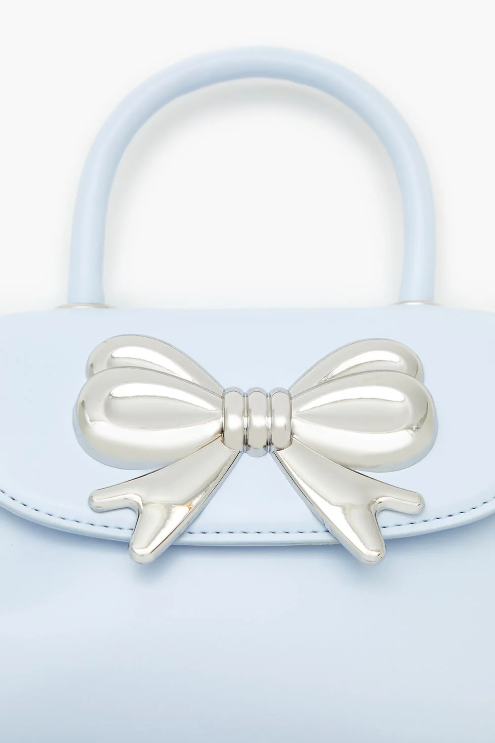 Faux Leather Bow Crossbody Bag - Image 6