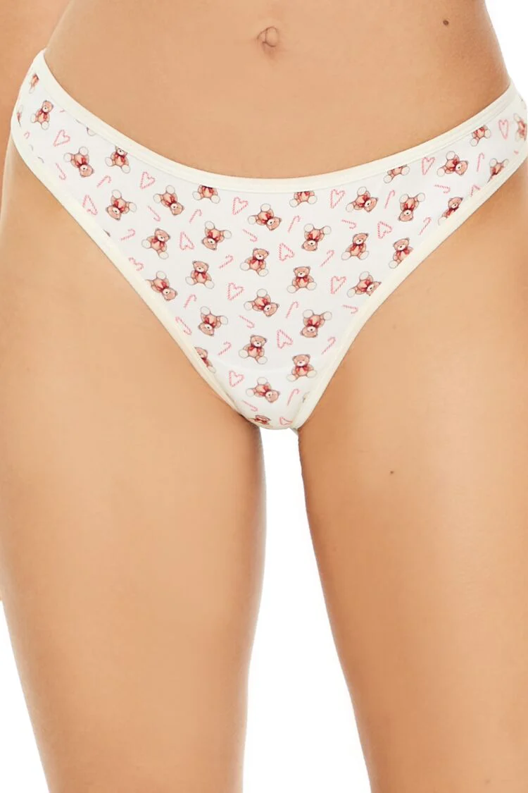 Teddy Bear Thong Panties - Image 2