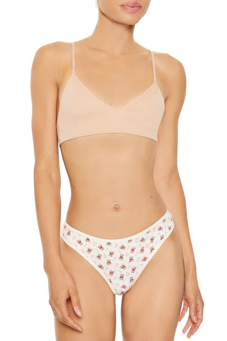 Teddy Bear Thong Panties - Image 3