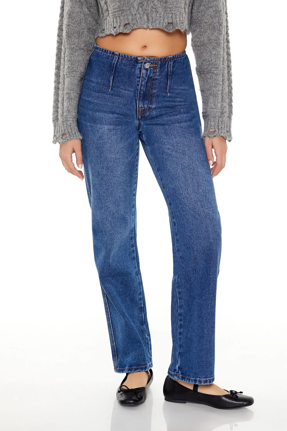 Low-Rise Bootcut Jeans - Image 2
